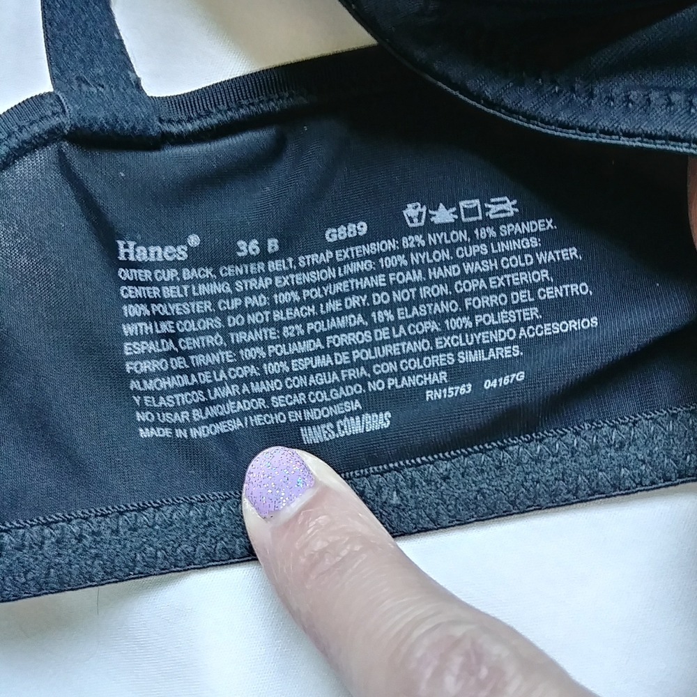 Hanes women's wire bra - Picture 4 of 4